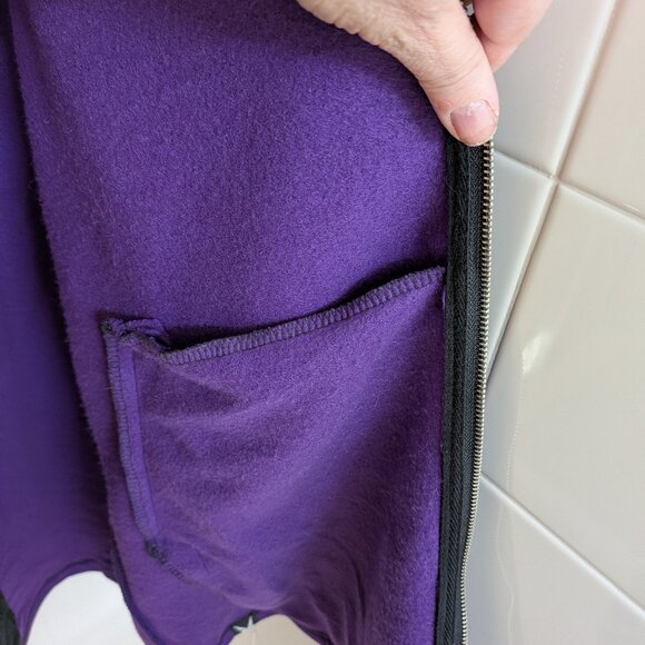 Vampire Freaks Black & Purple Split Mage Hoodie - Picture 13 of 15